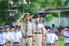 พิธีทบทวนคำปฏิญาณ และสวนสนามกองลูกเสือ 2567