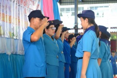 พิธีเข้าประจำหมู่ยุวกาชาด 2566